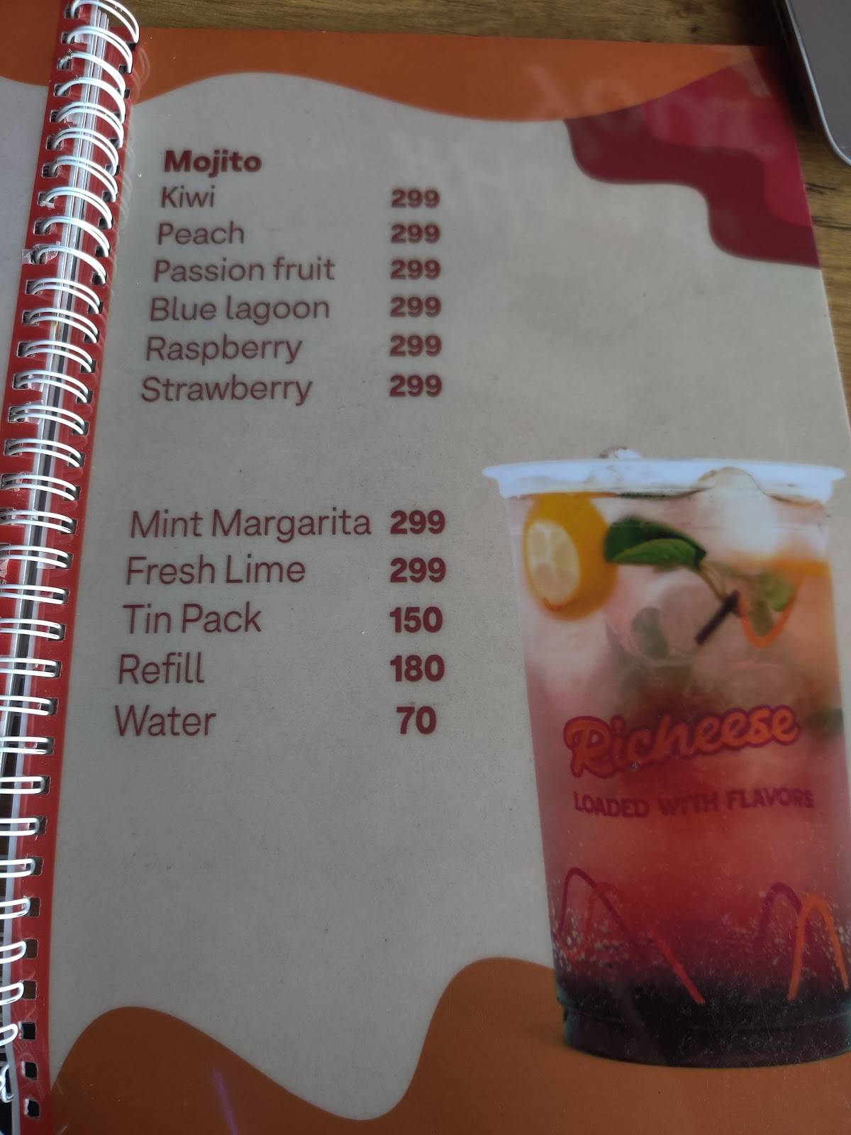 Richeese меню