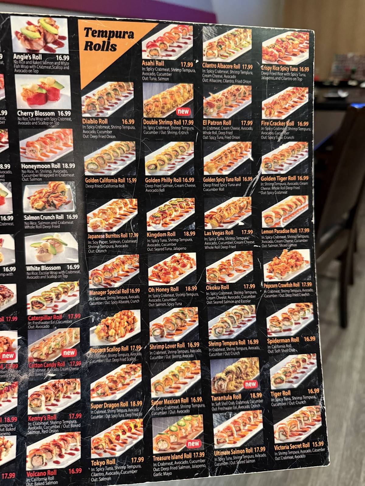 Sushi Okoku меню