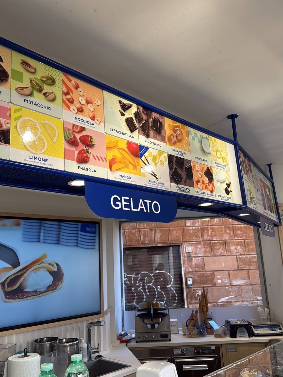 GROM Gelato меню