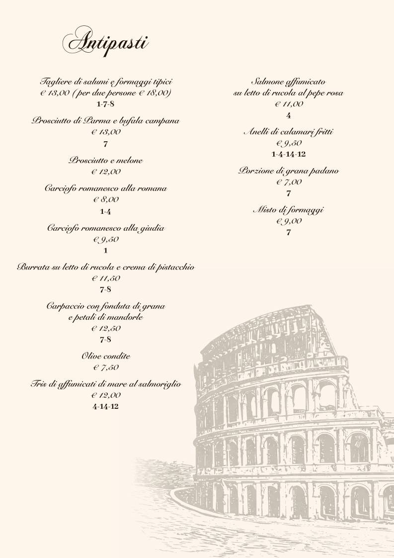 Ristorante Pizzeria Al Picchio меню