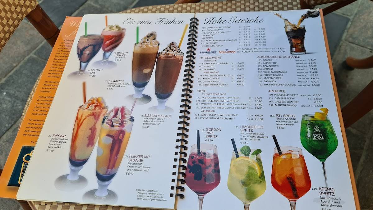 Eiscafé Milano меню
