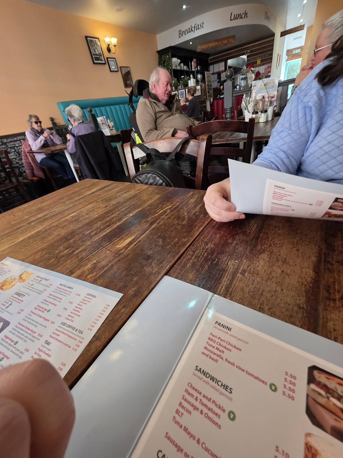 Rustic Cafe меню