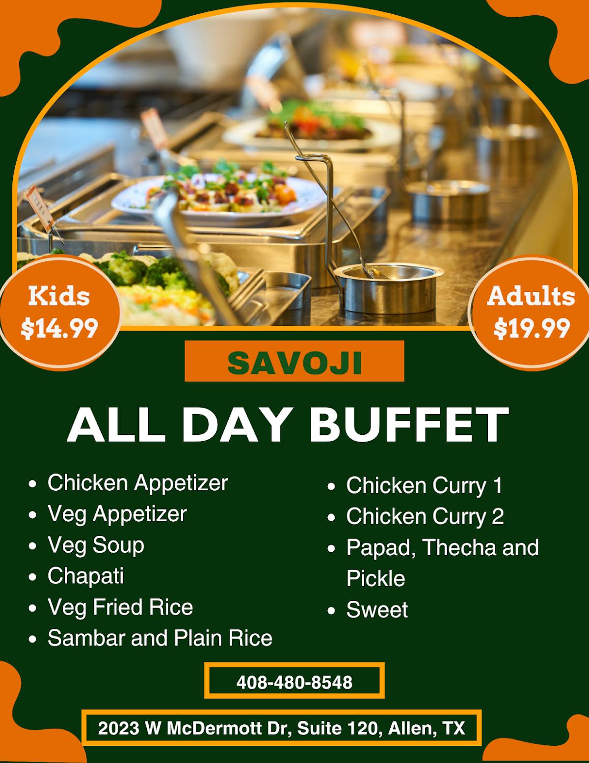 Savoji Catering меню