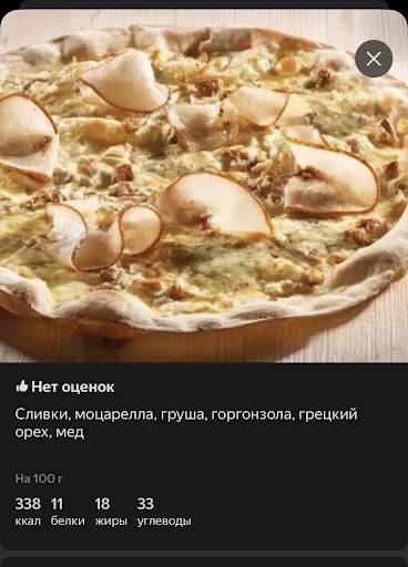 Sapore Italiano Мечникова меню