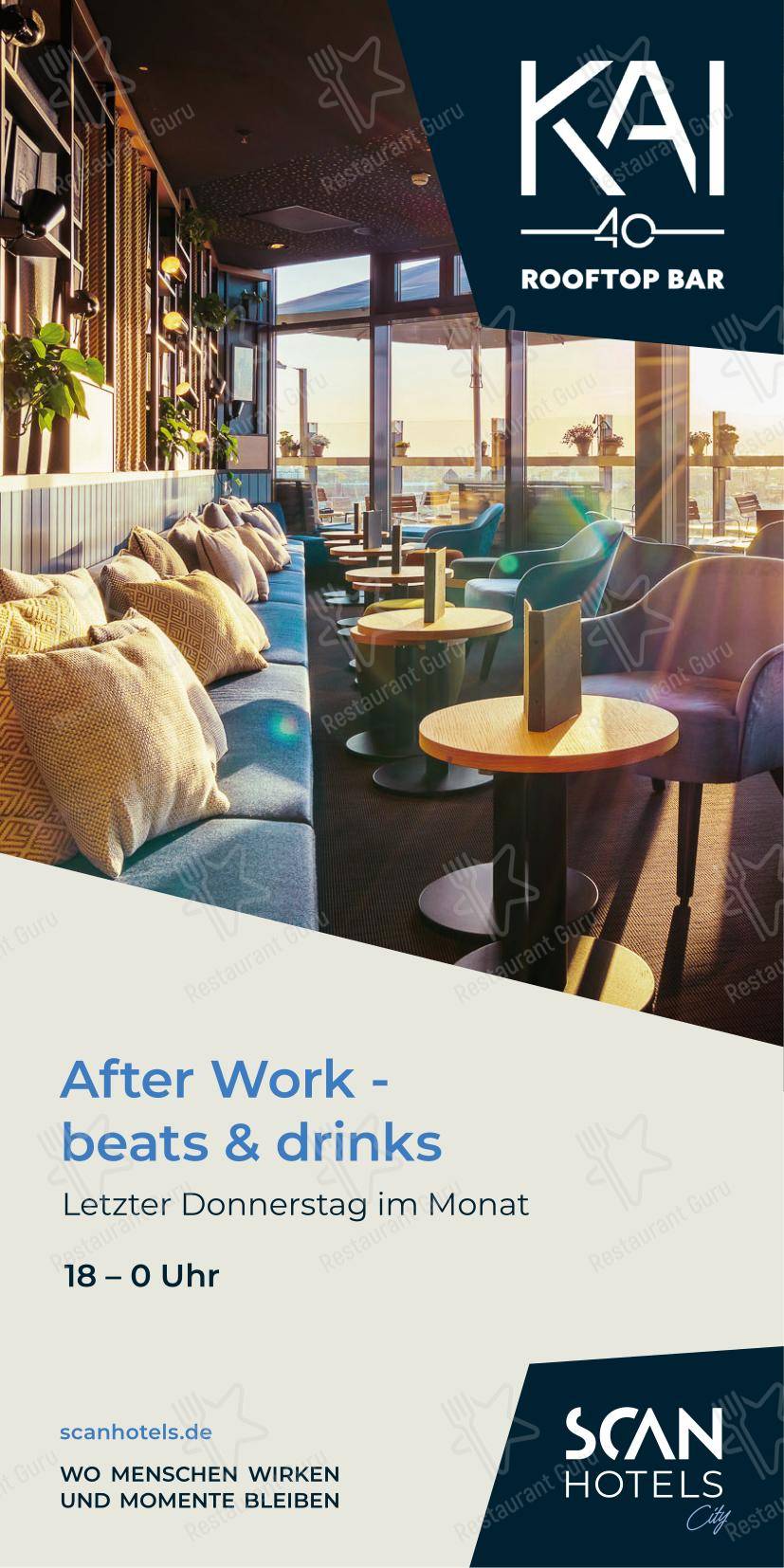 Rooftop Bar - KAI40 в Ростоке - 菜单