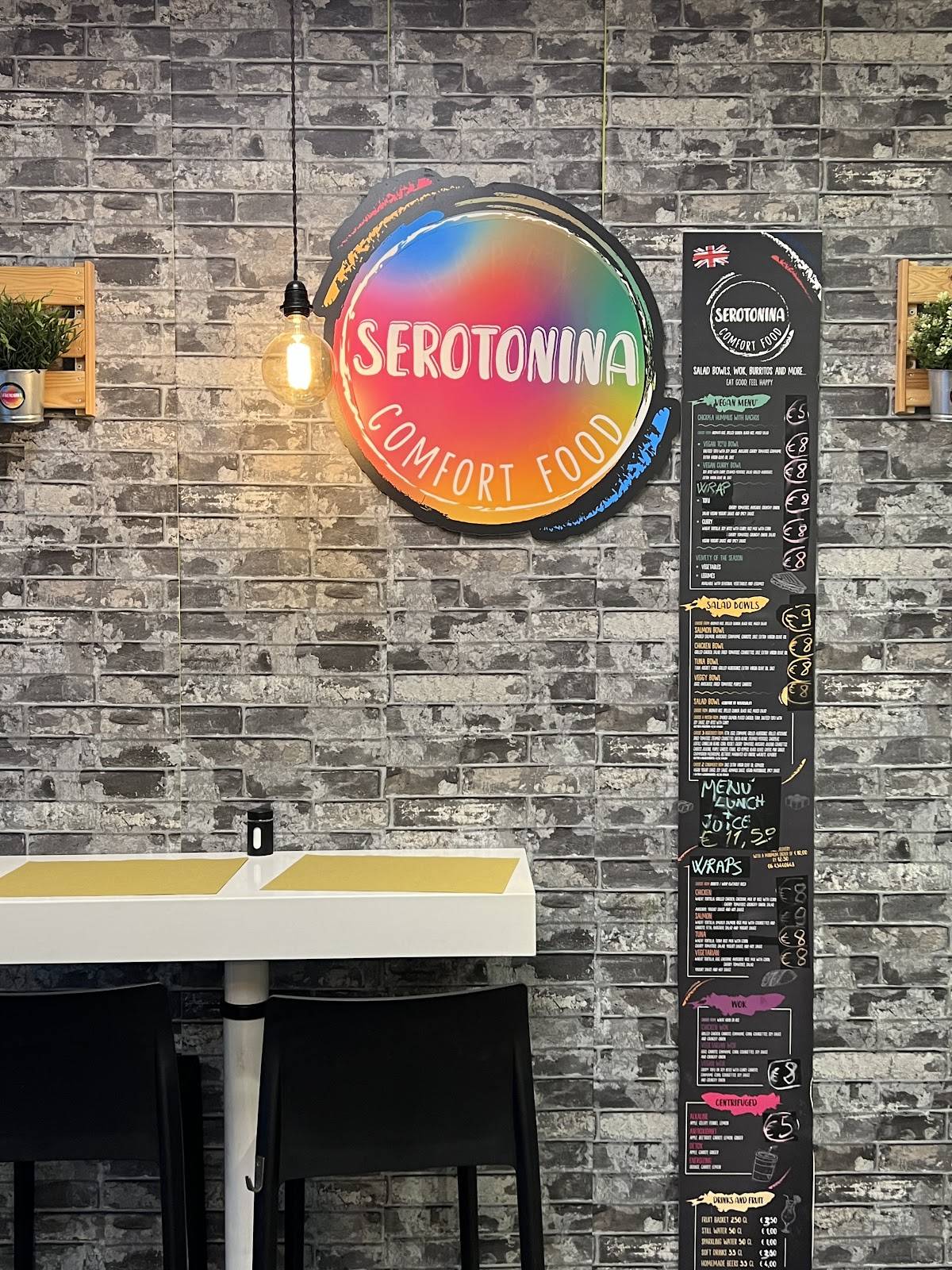 Serotonina Comfort food меню