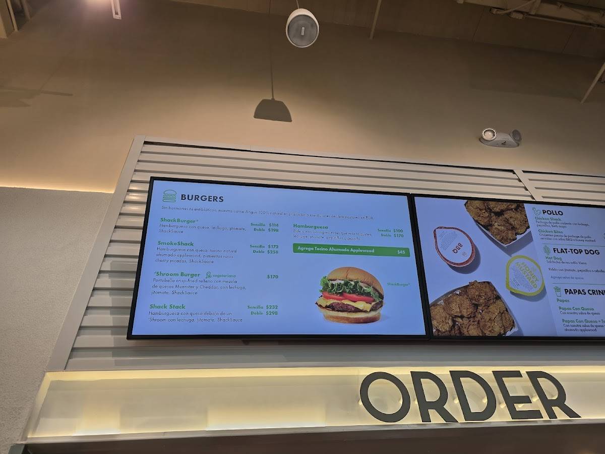 Shake Shack Metepec меню