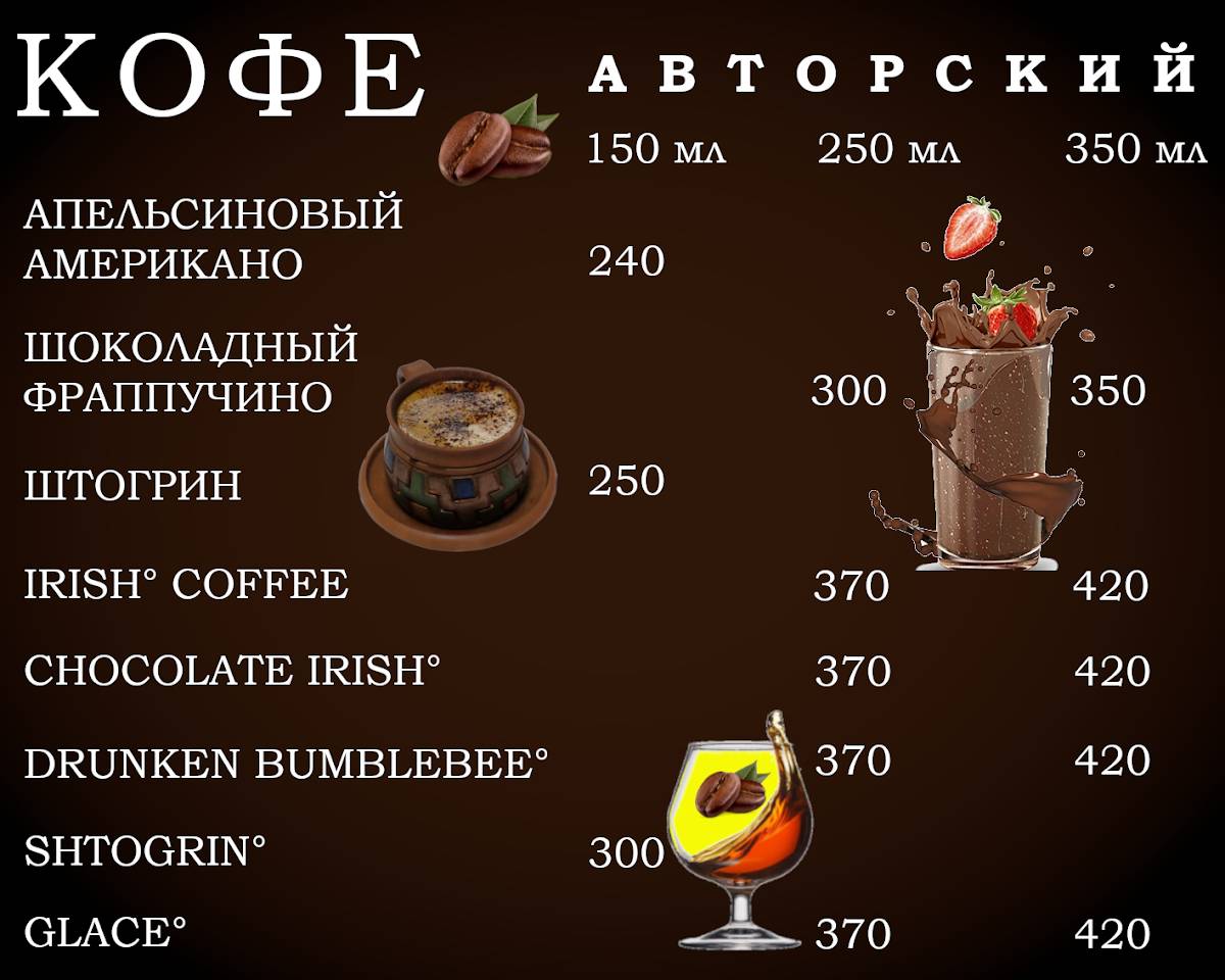 Штогрин меню