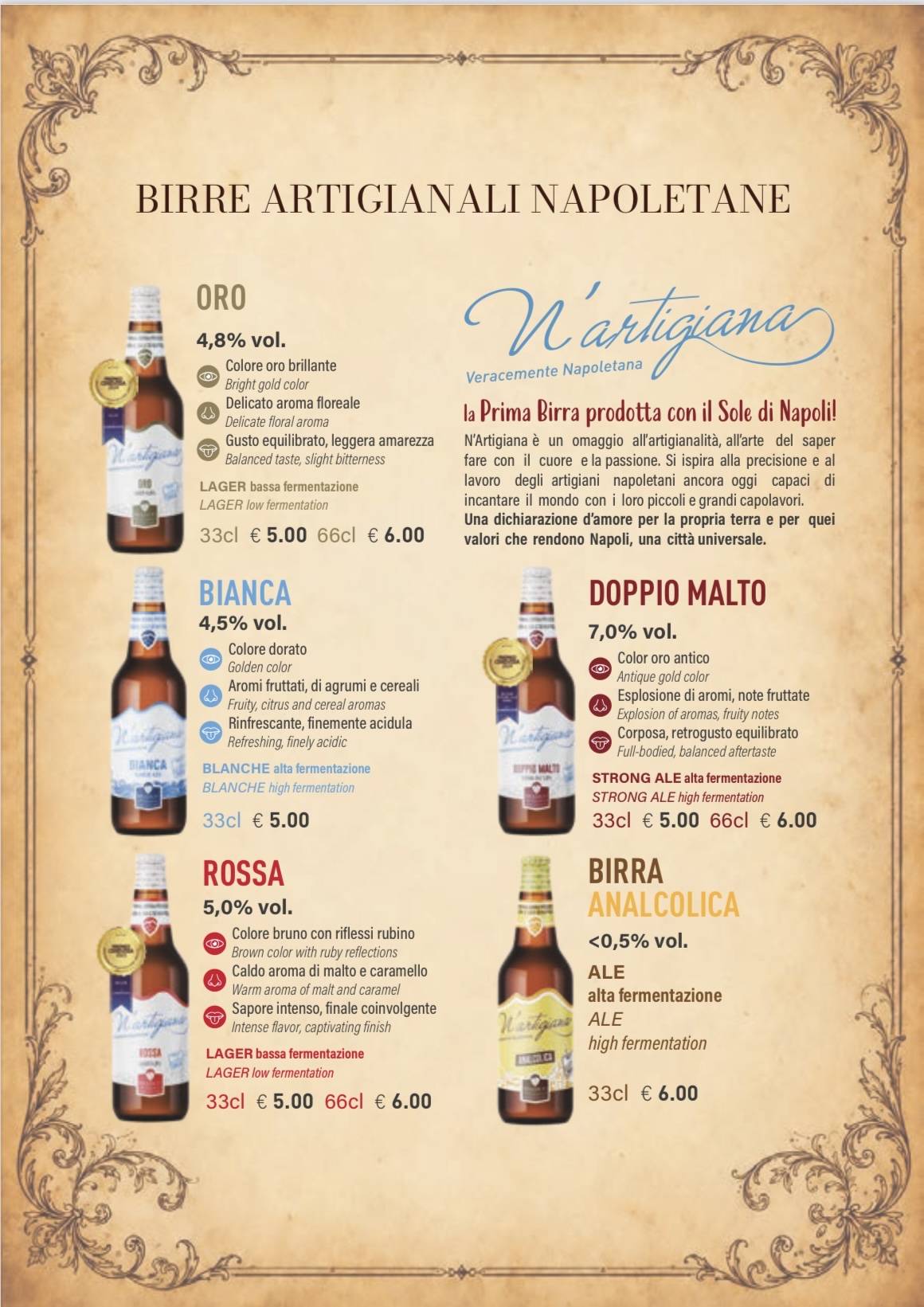Sibilla Ristorante Pizzeria Roma меню