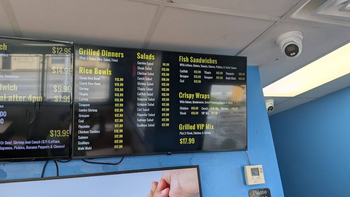 Snappers Fish & Chicken меню