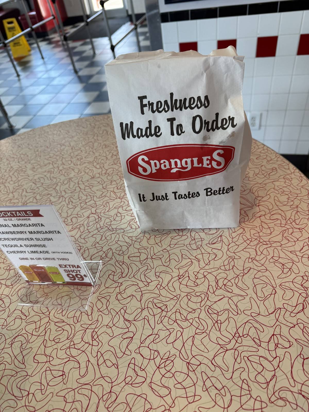 Spangles меню
