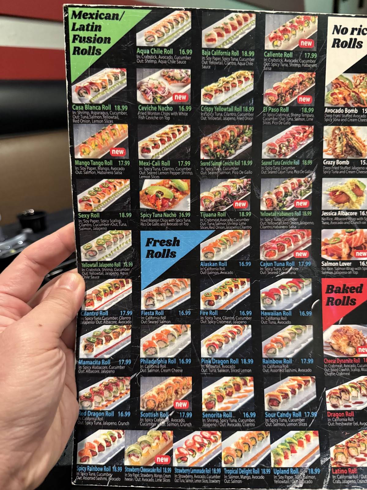 Sushi Okoku меню