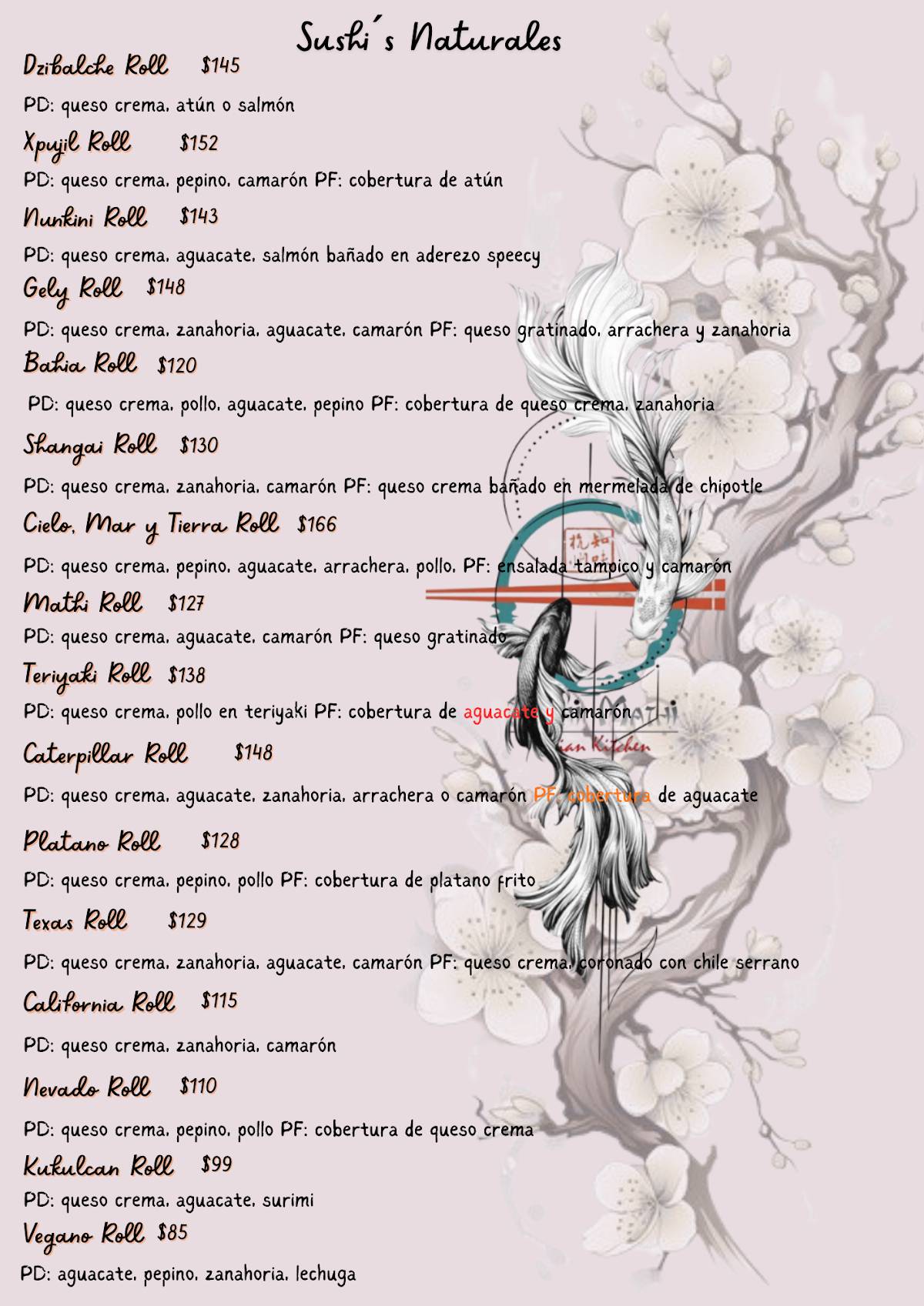 SushiMathi AsianKitchen меню