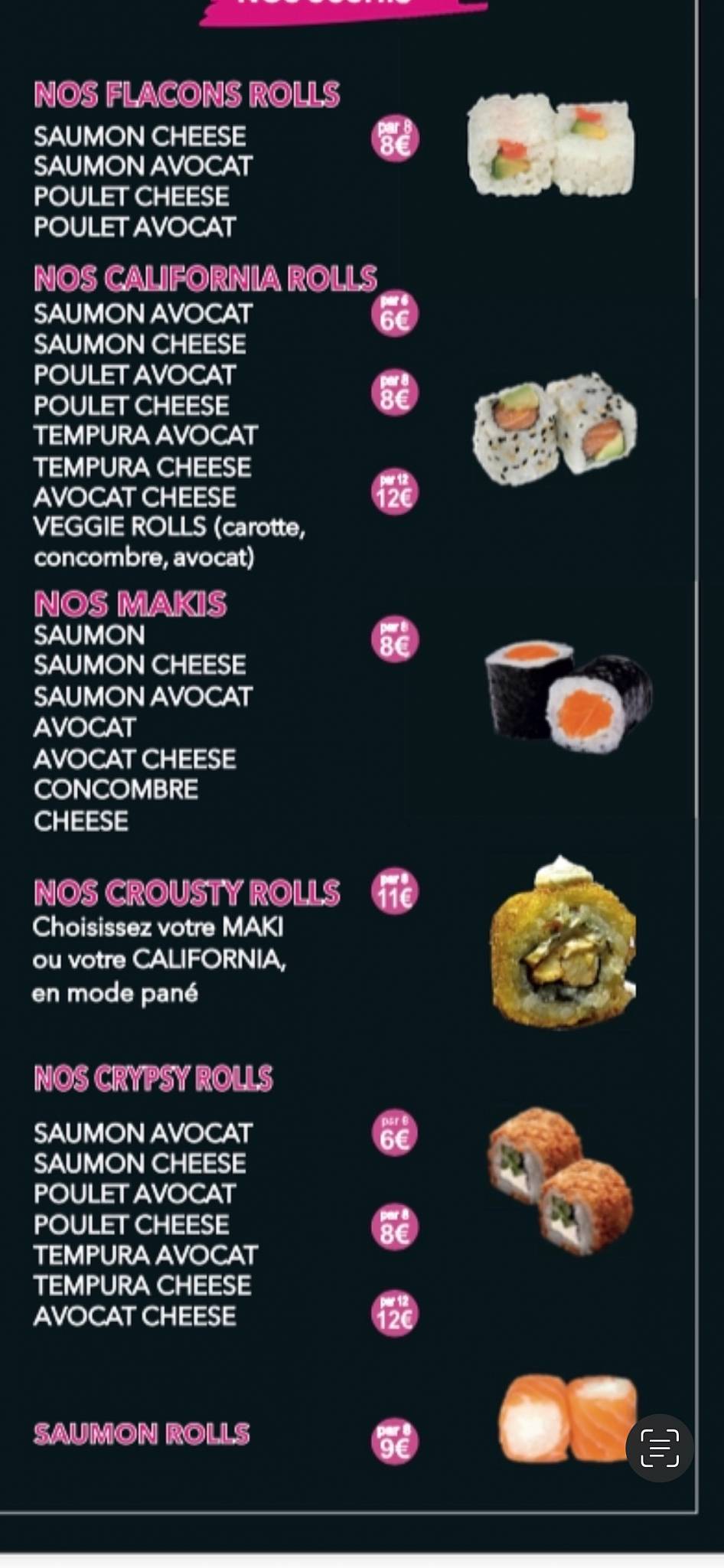 Sushibynight меню