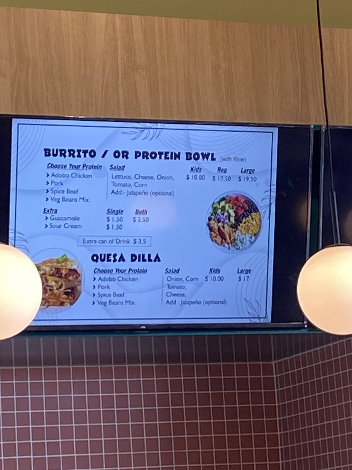 Taco Train меню