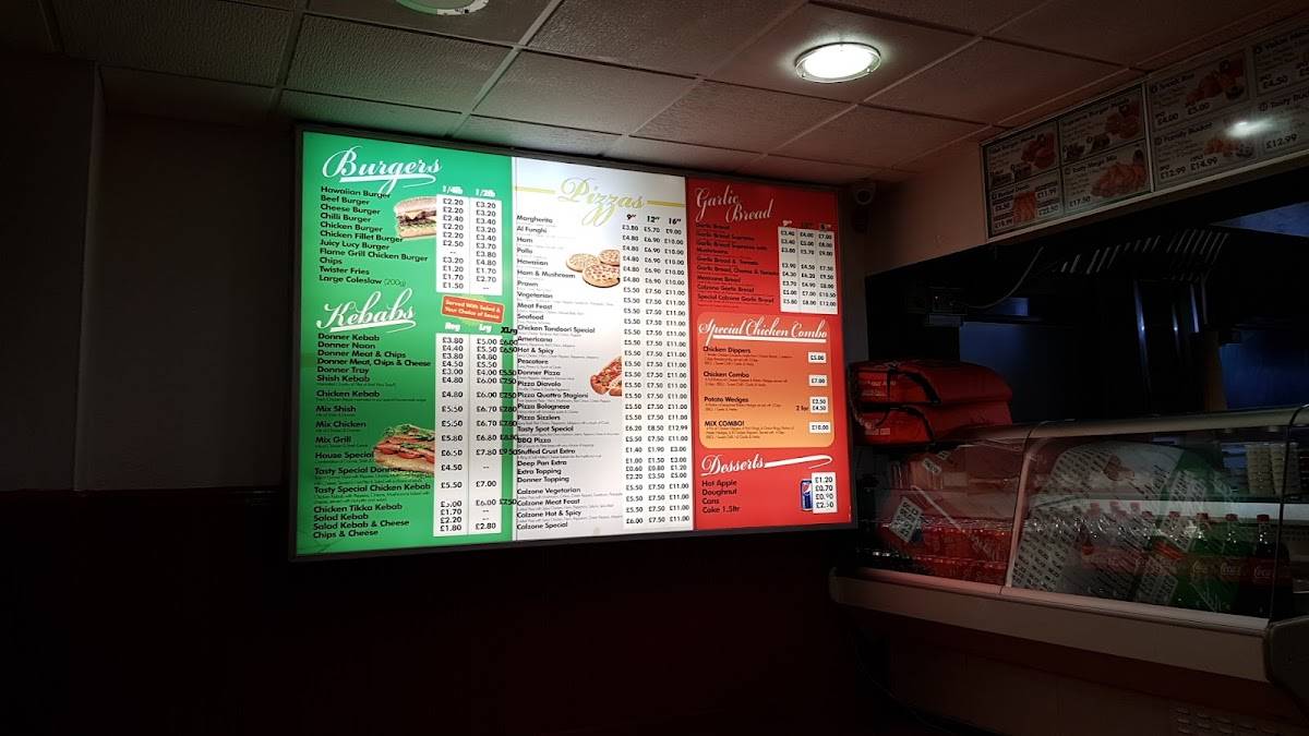 Tasty Spot Freckleton меню