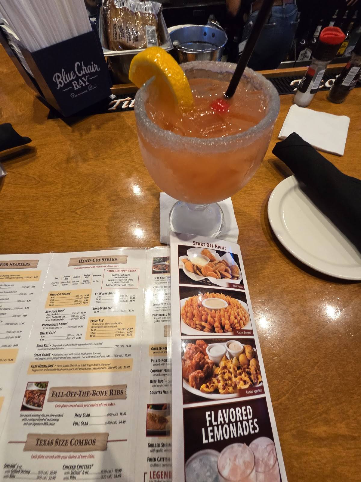 Texas Roadhouse меню