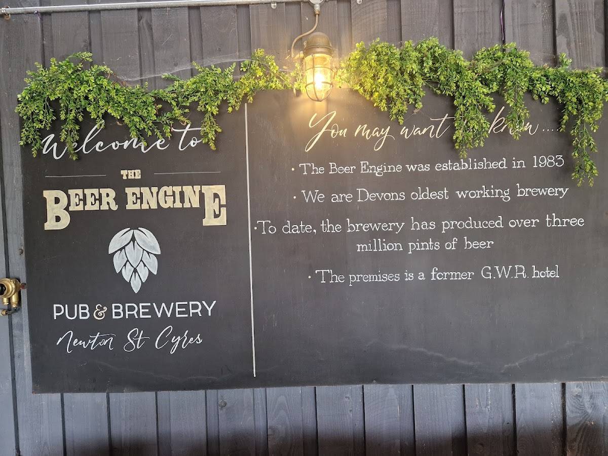 The Beer Engine меню