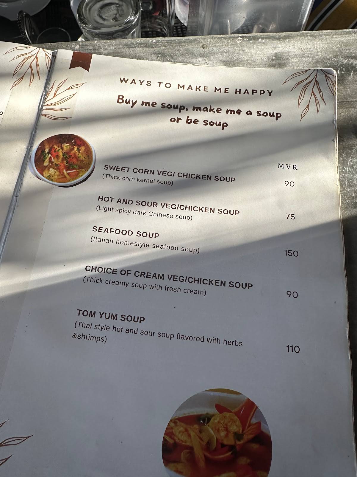 Santa Rosa Restaurant меню