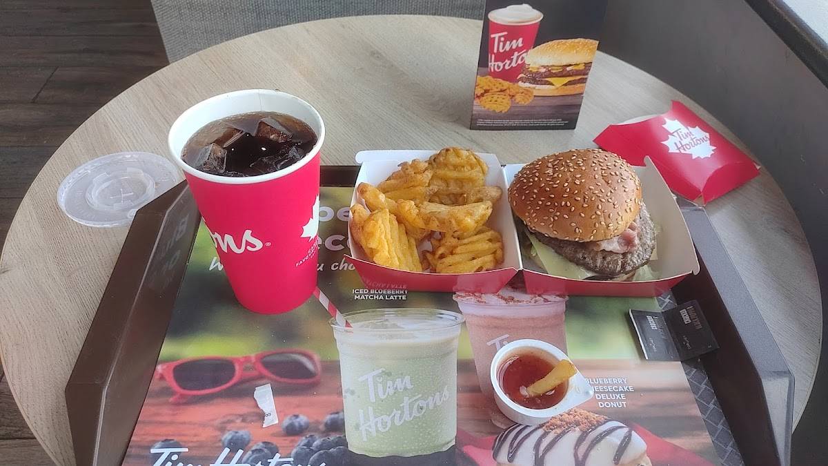 Tim Hortons меню
