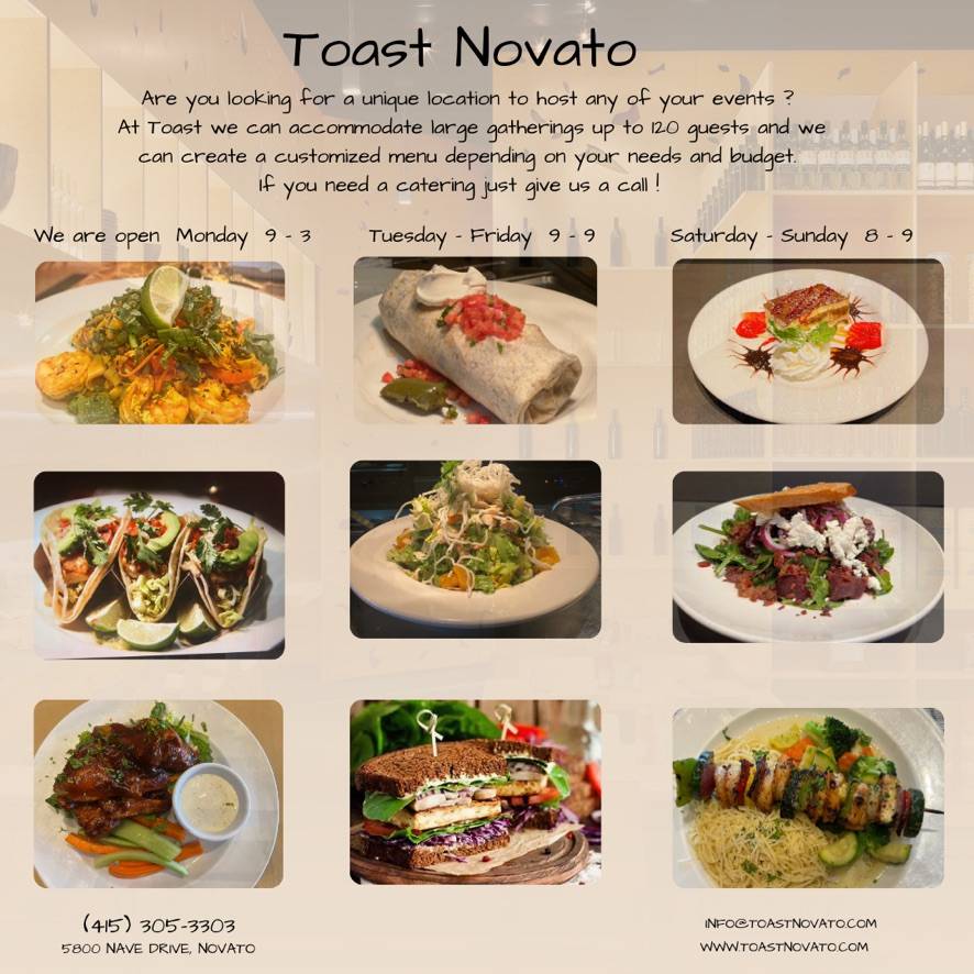 Toast Restaurant меню