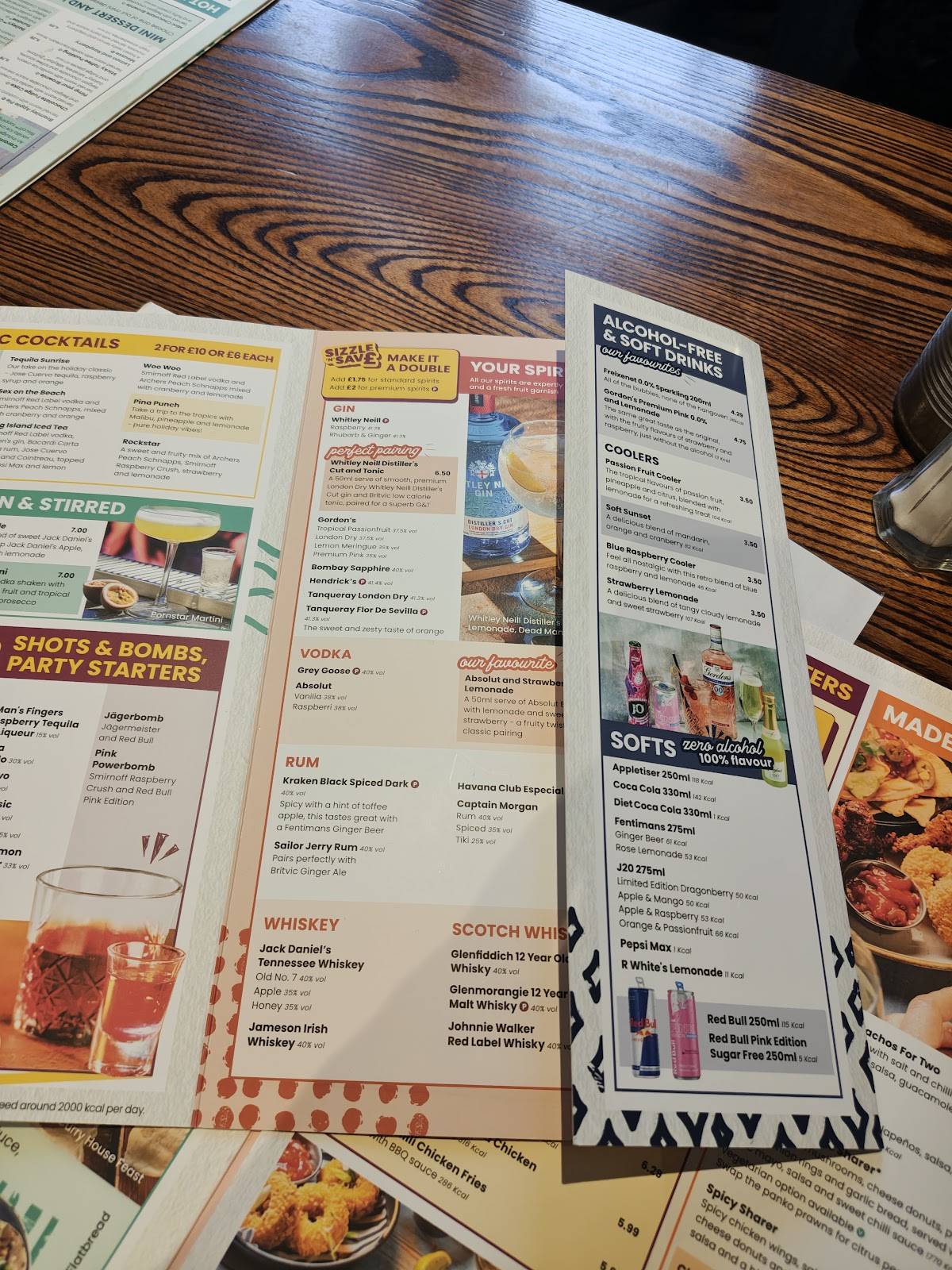 Travellers Inn меню