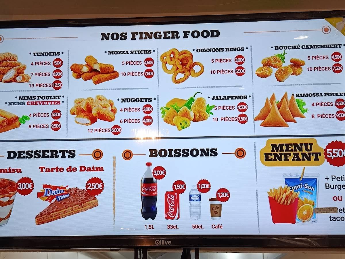 Ultimate Fast Food Merignac меню