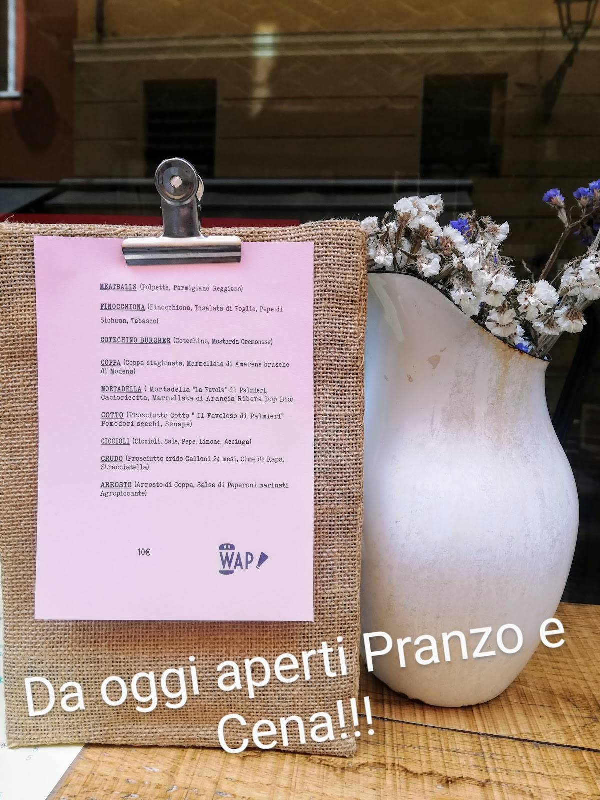 WAP! Modena меню