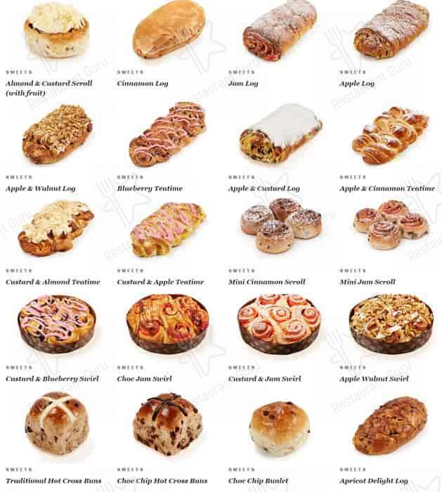 Bakers Delight Rockingham меню