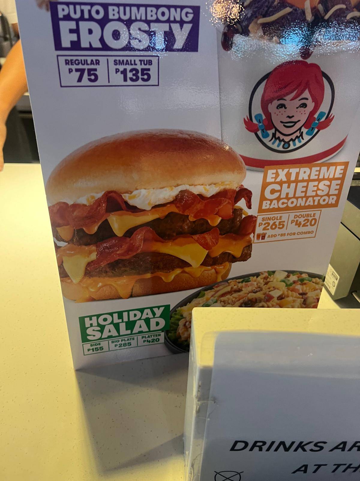 Wendy's - Clark Air Mall меню