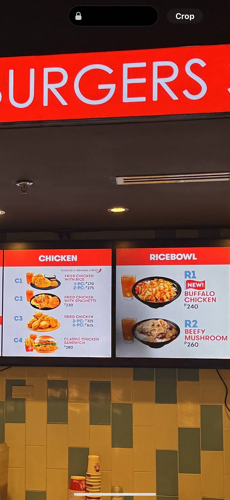 Wendy's - Clark Air Mall меню