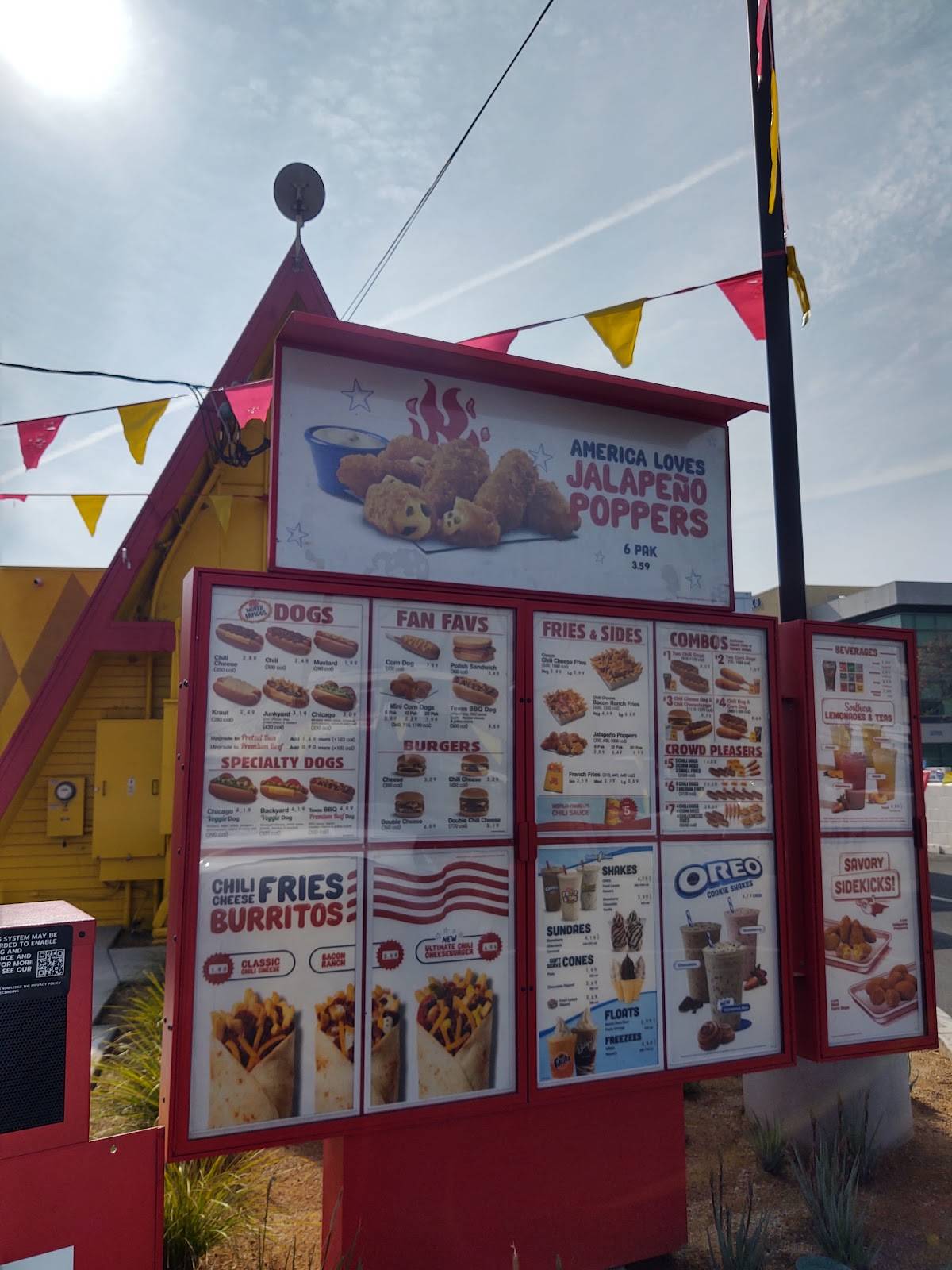 Wienerschnitzel меню