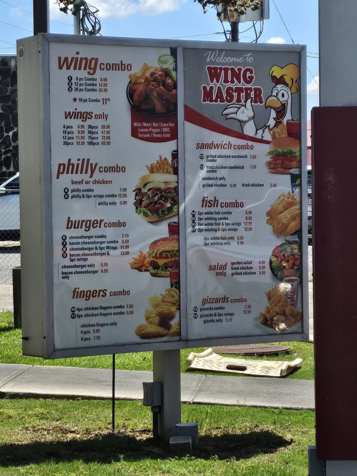 Wing Master меню