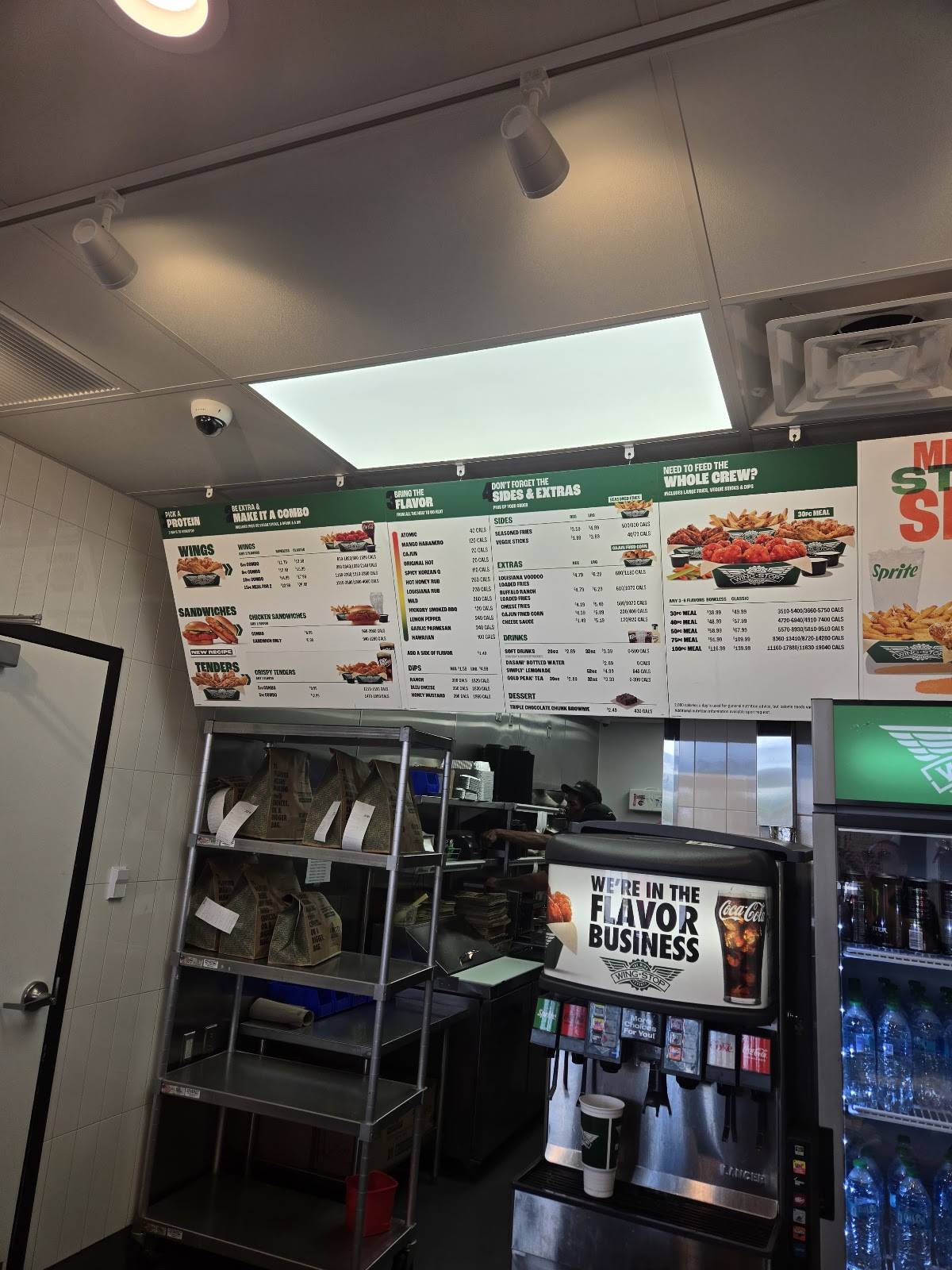 Wingstop меню