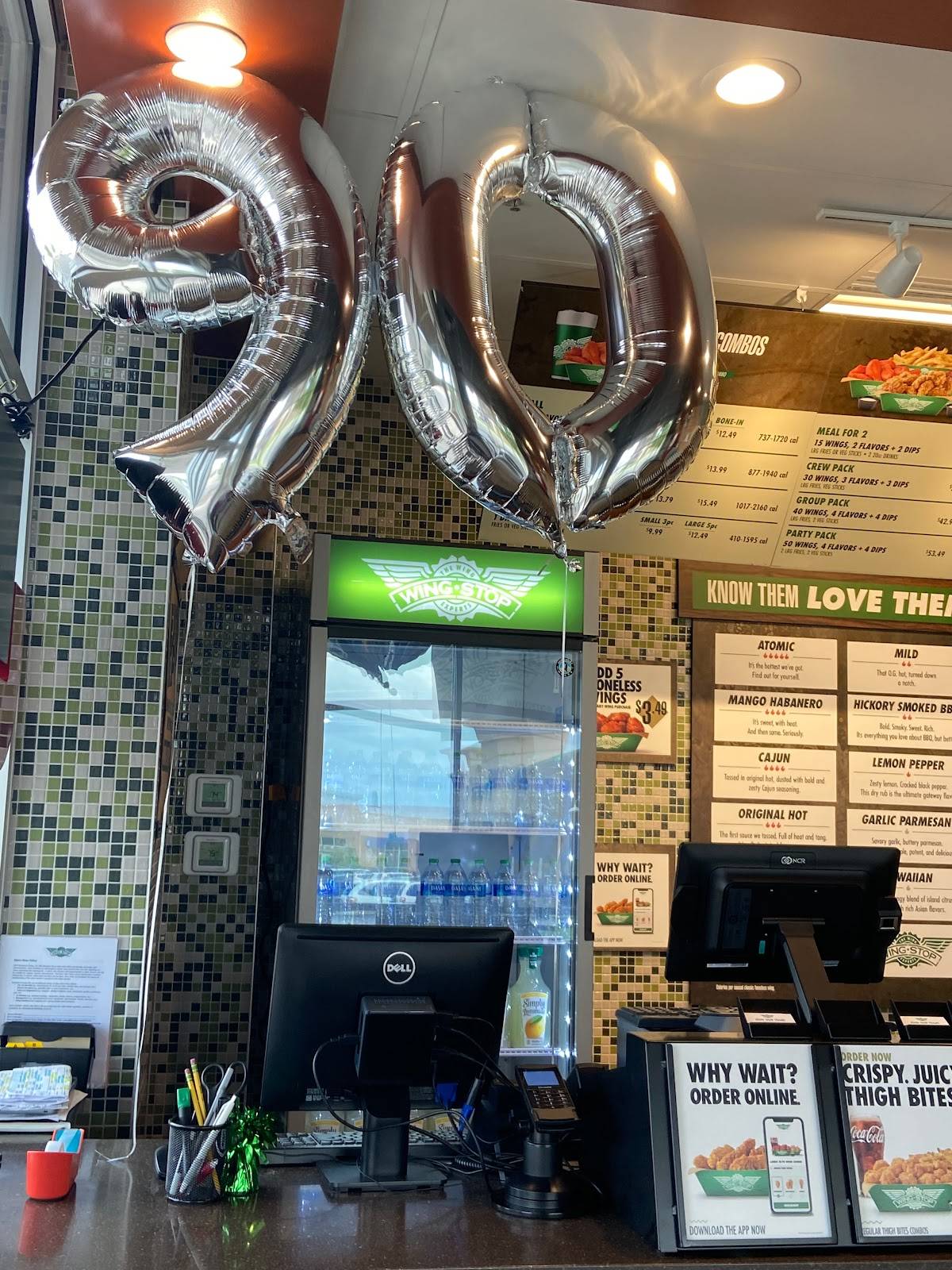 Wingstop меню