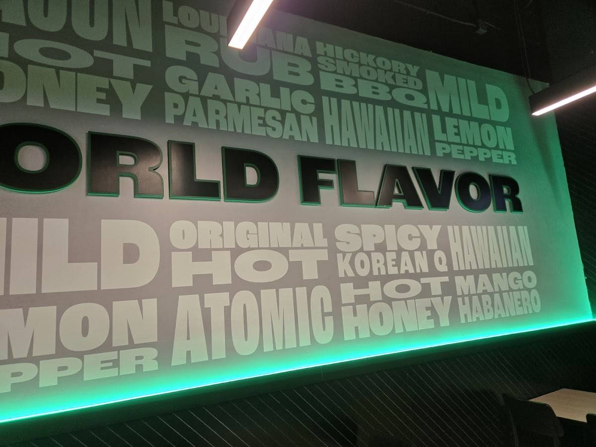 Wingstop меню