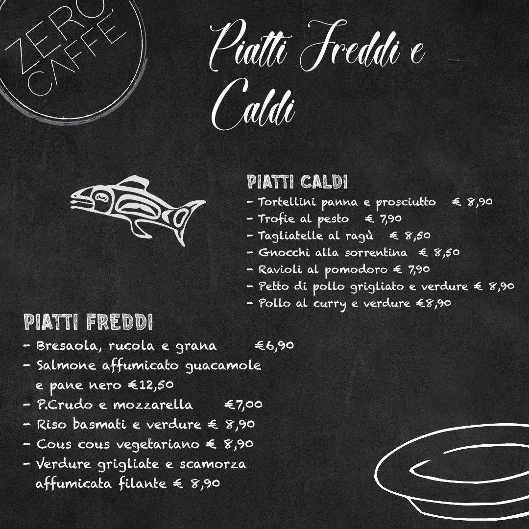 Zero Caffè Rimini меню