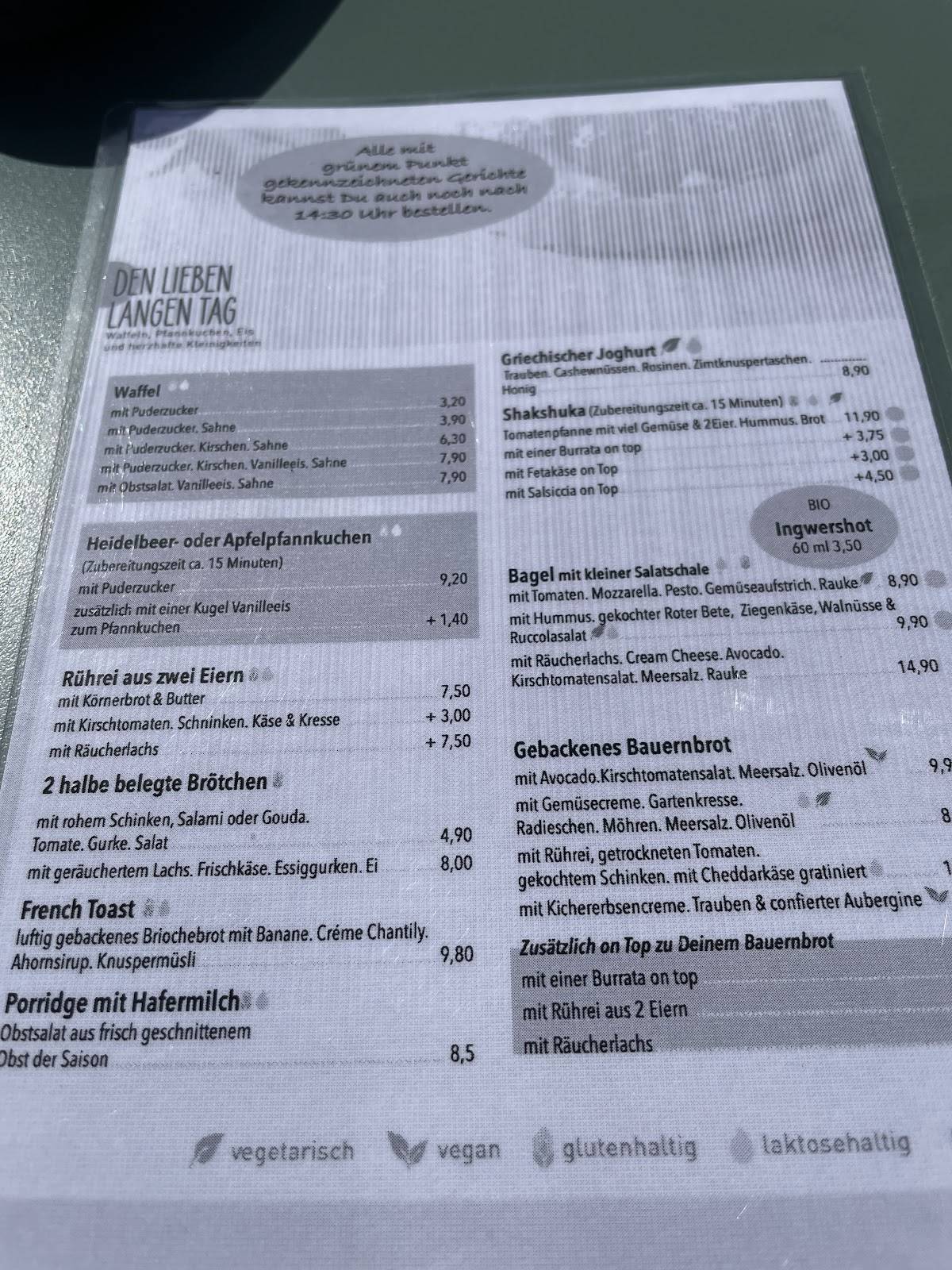 Zuckerstück Rheinbach меню