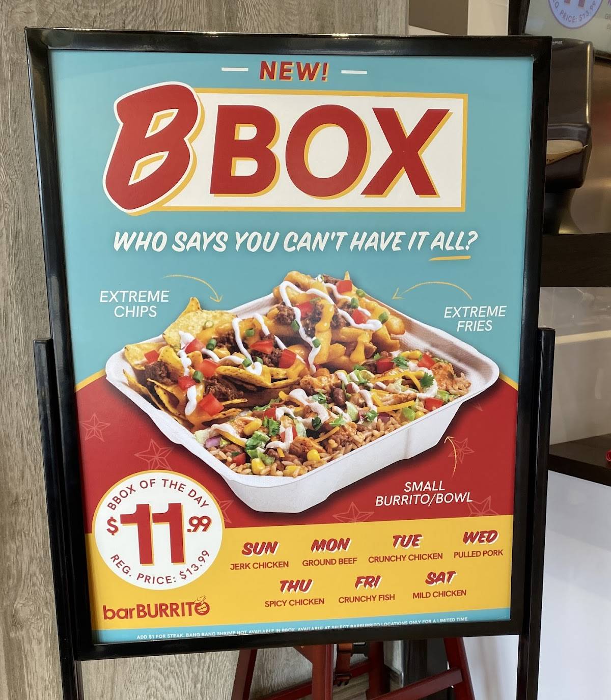 barBURRITO меню