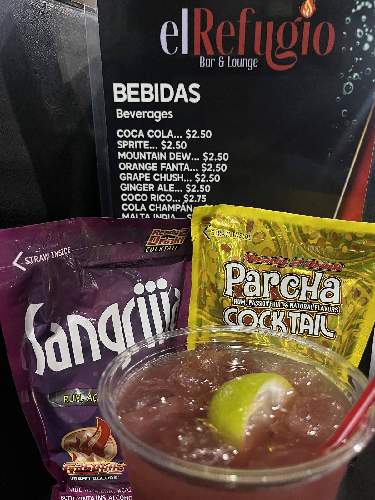 el Refugio меню