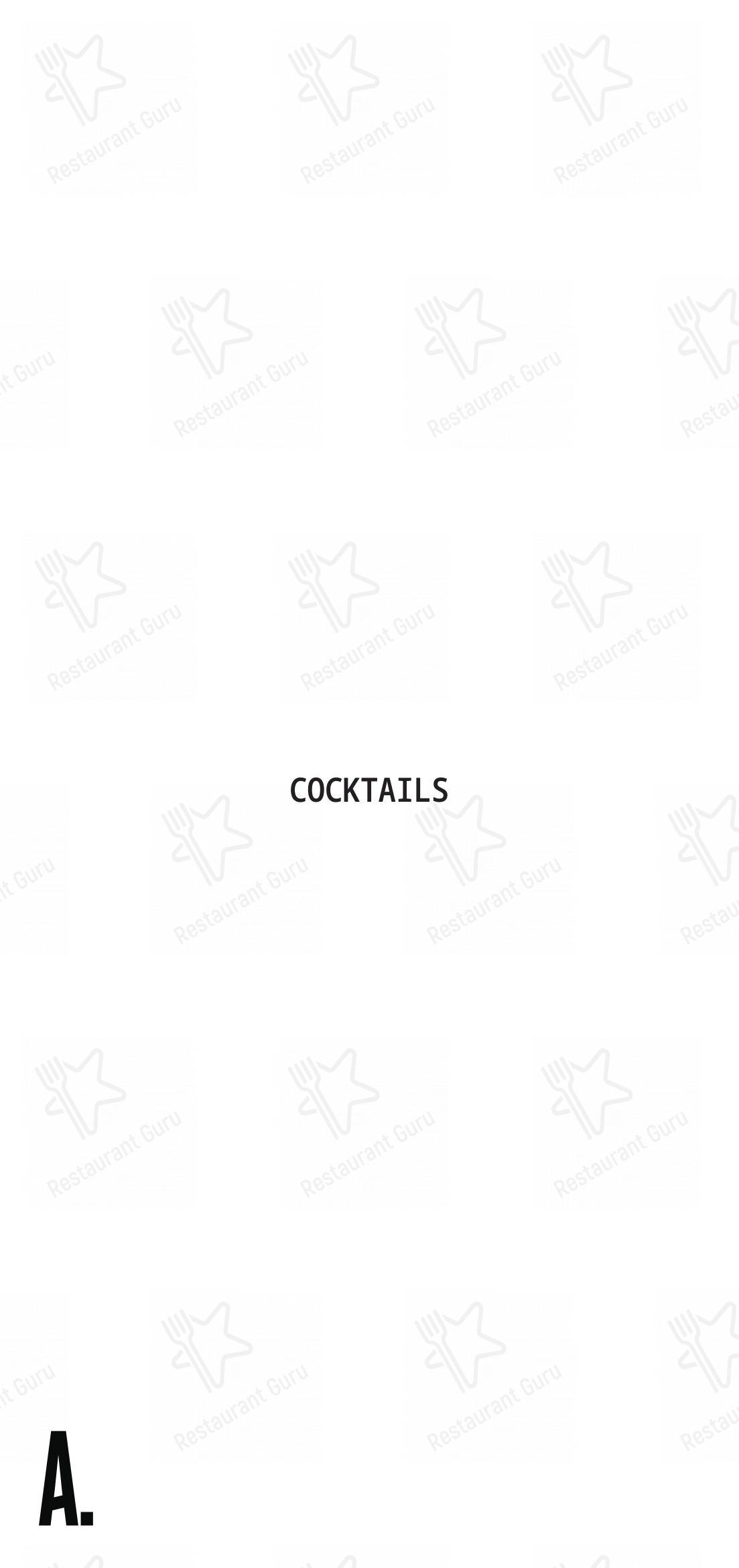 ASH в Бирмингеме - Lunch Menu