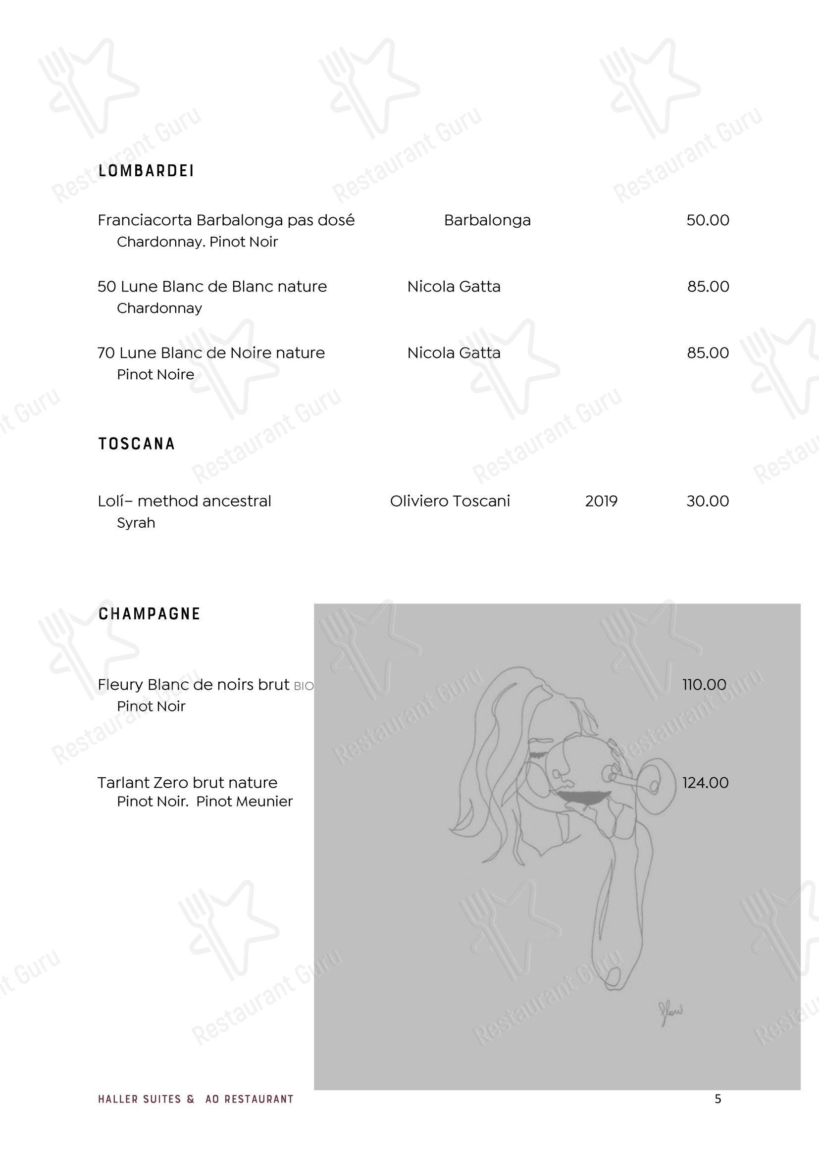 byHaller Suites & AO Restaurant в Брессаноне - Lunch Menu