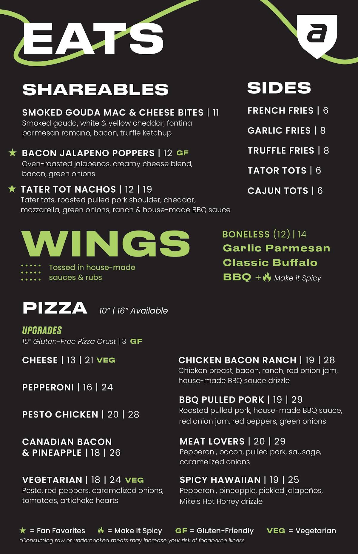 Moe's Kitchen & Bar Redmond меню