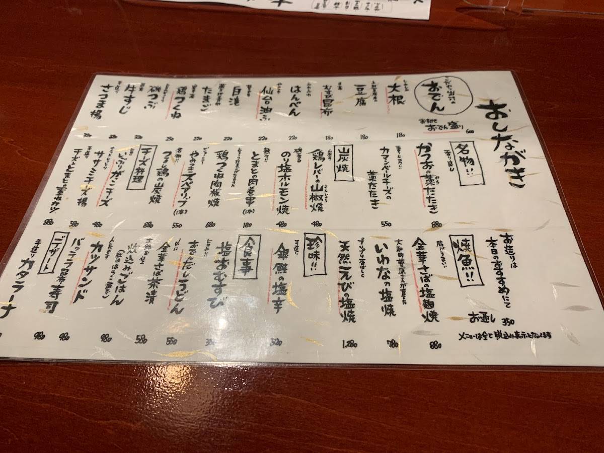 Musubi меню