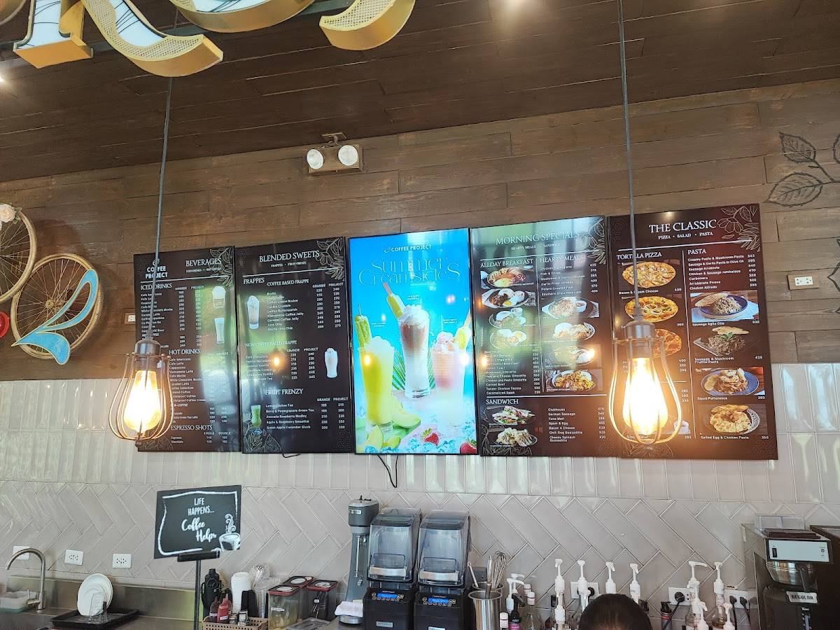 Coffee Project Subic меню