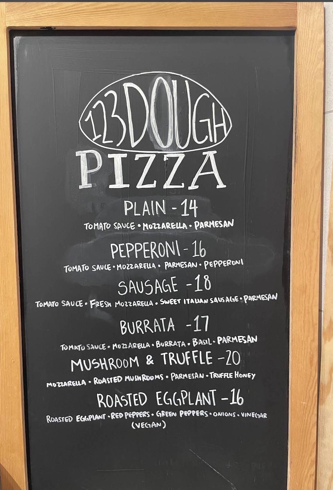 123Dough Bakery меню