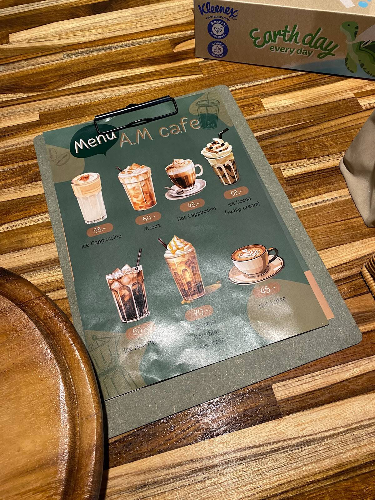 A.M cafe меню