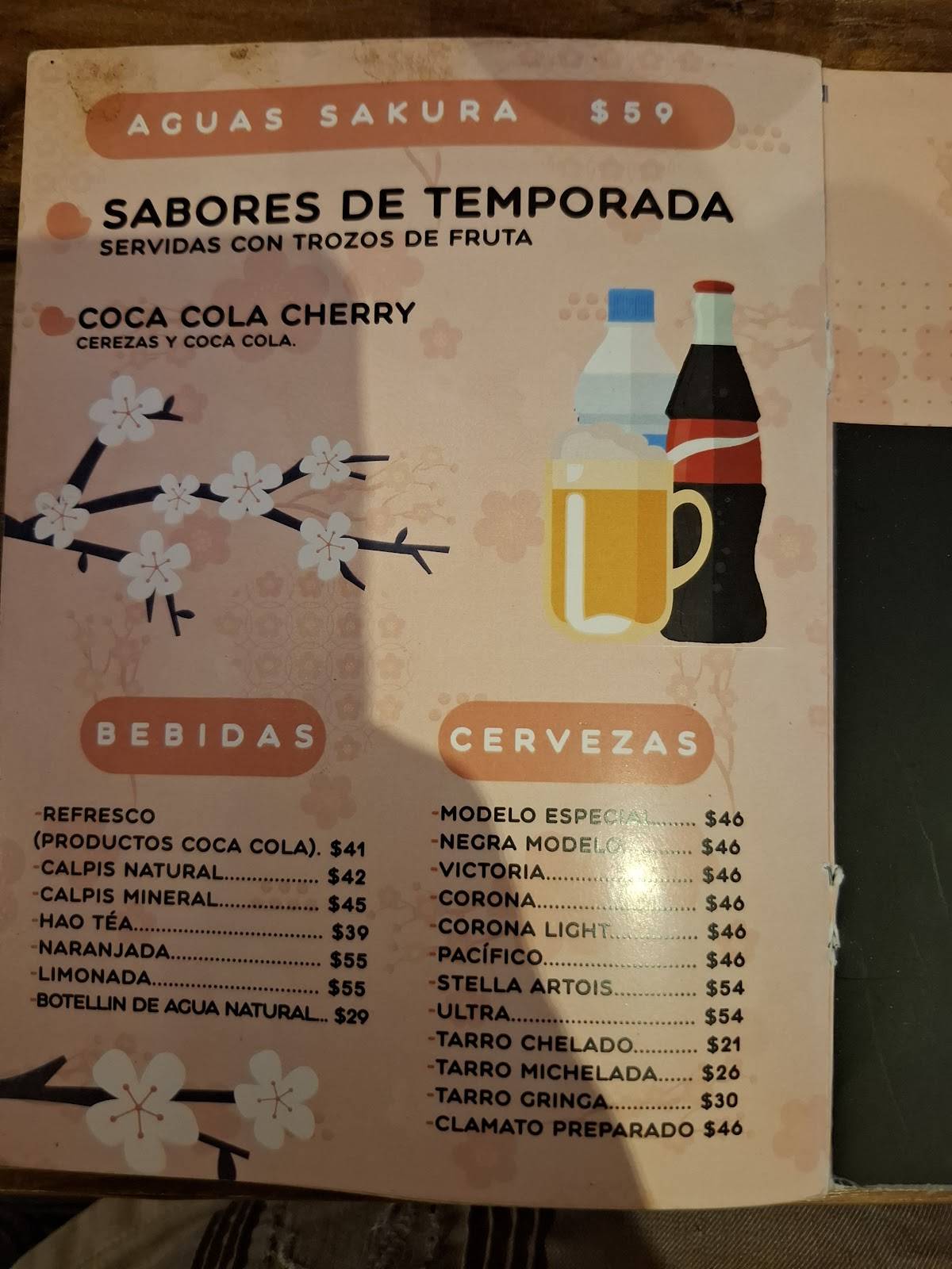 YoSakura Sushi Centro меню