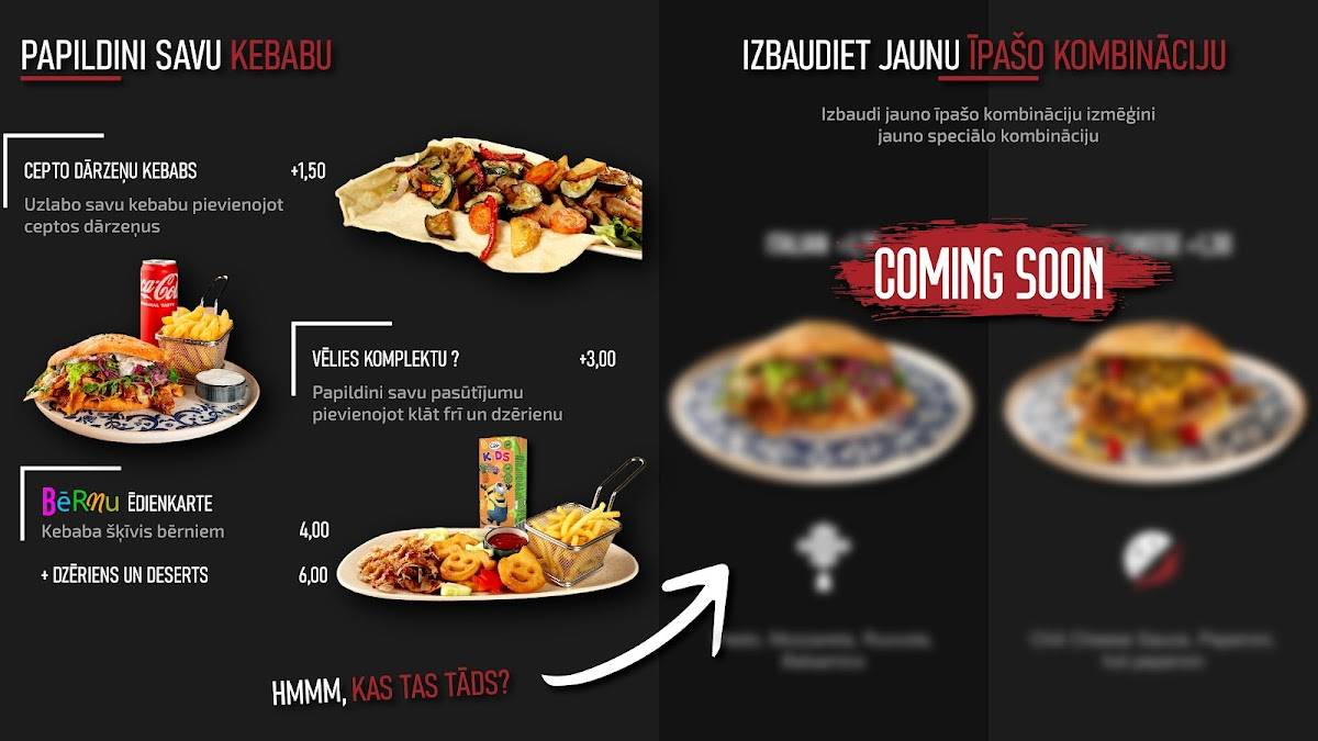 Anatolia Kebabs меню