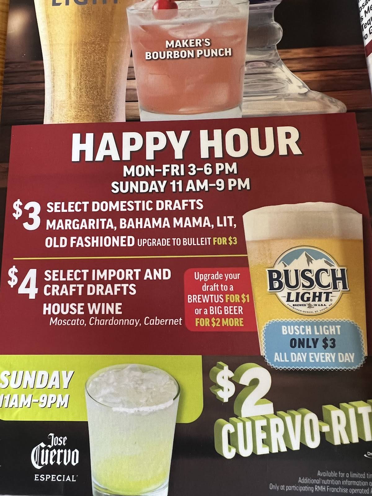 Applebee's Grill + Bar меню